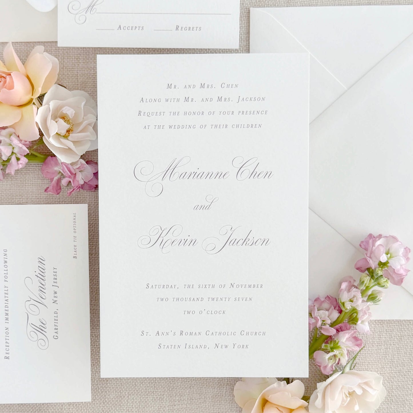 Elizabeth II Wedding Invitation