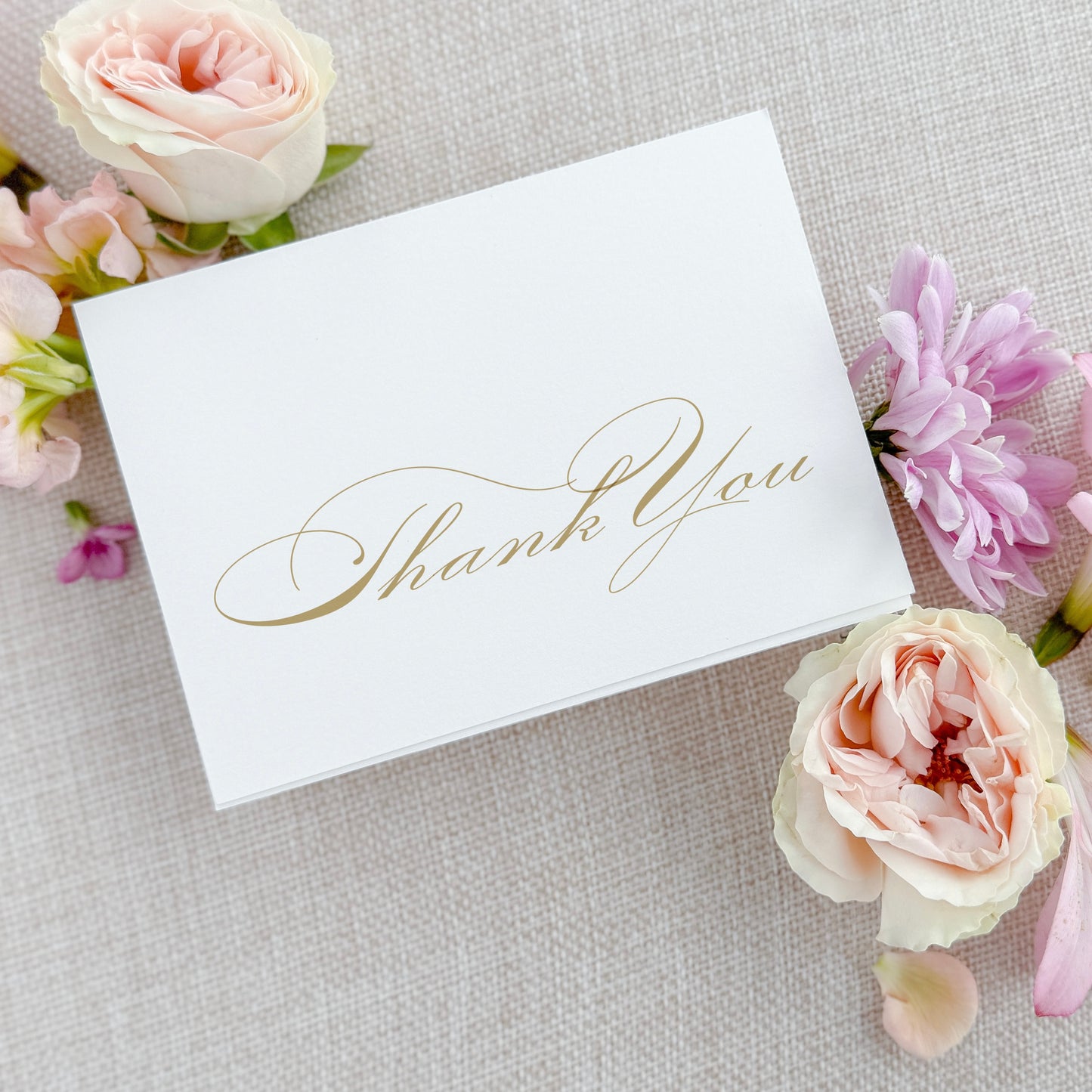 Classic Wedding Thank You Cards-Celine