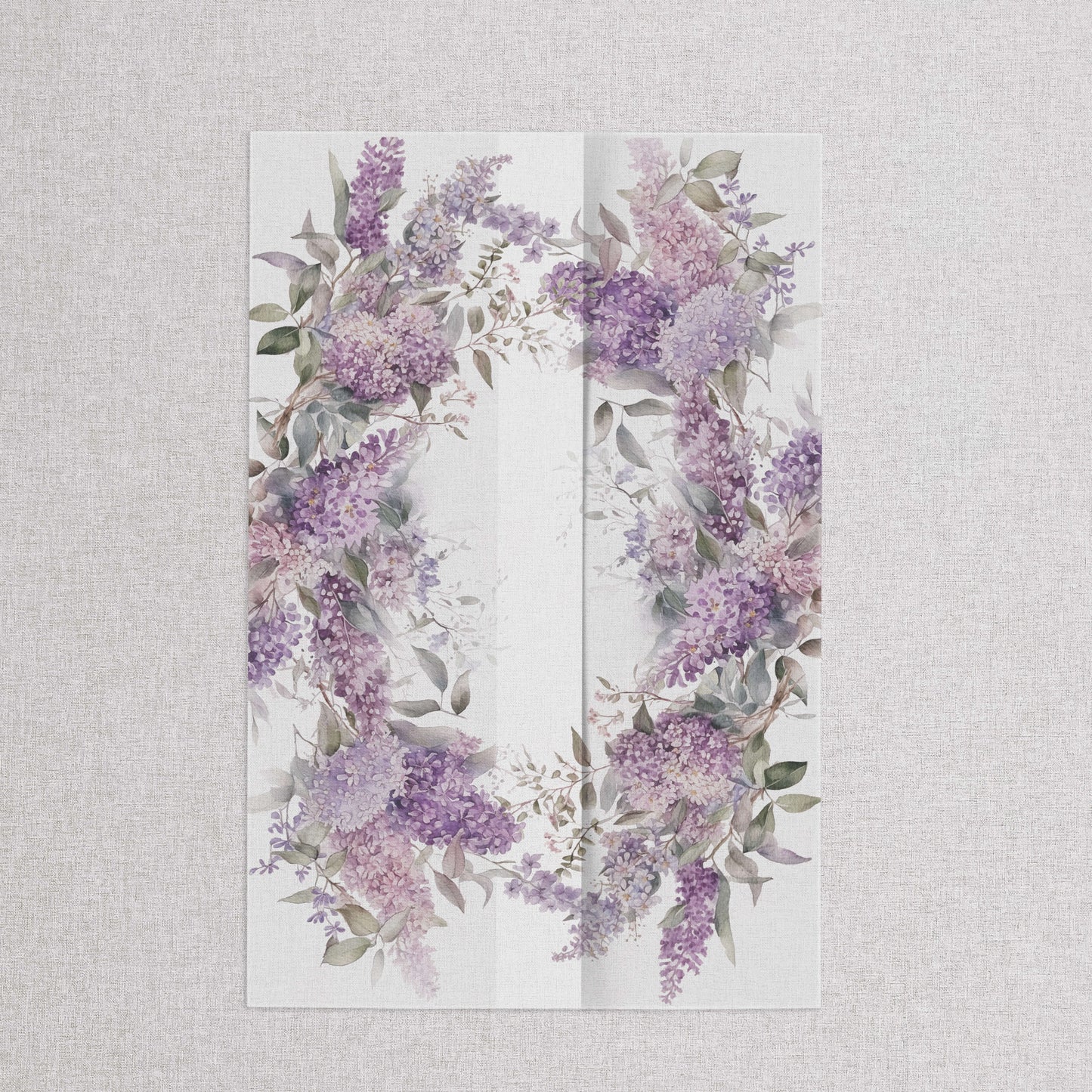 Fine Art Printed Vellum Wrap Jacket