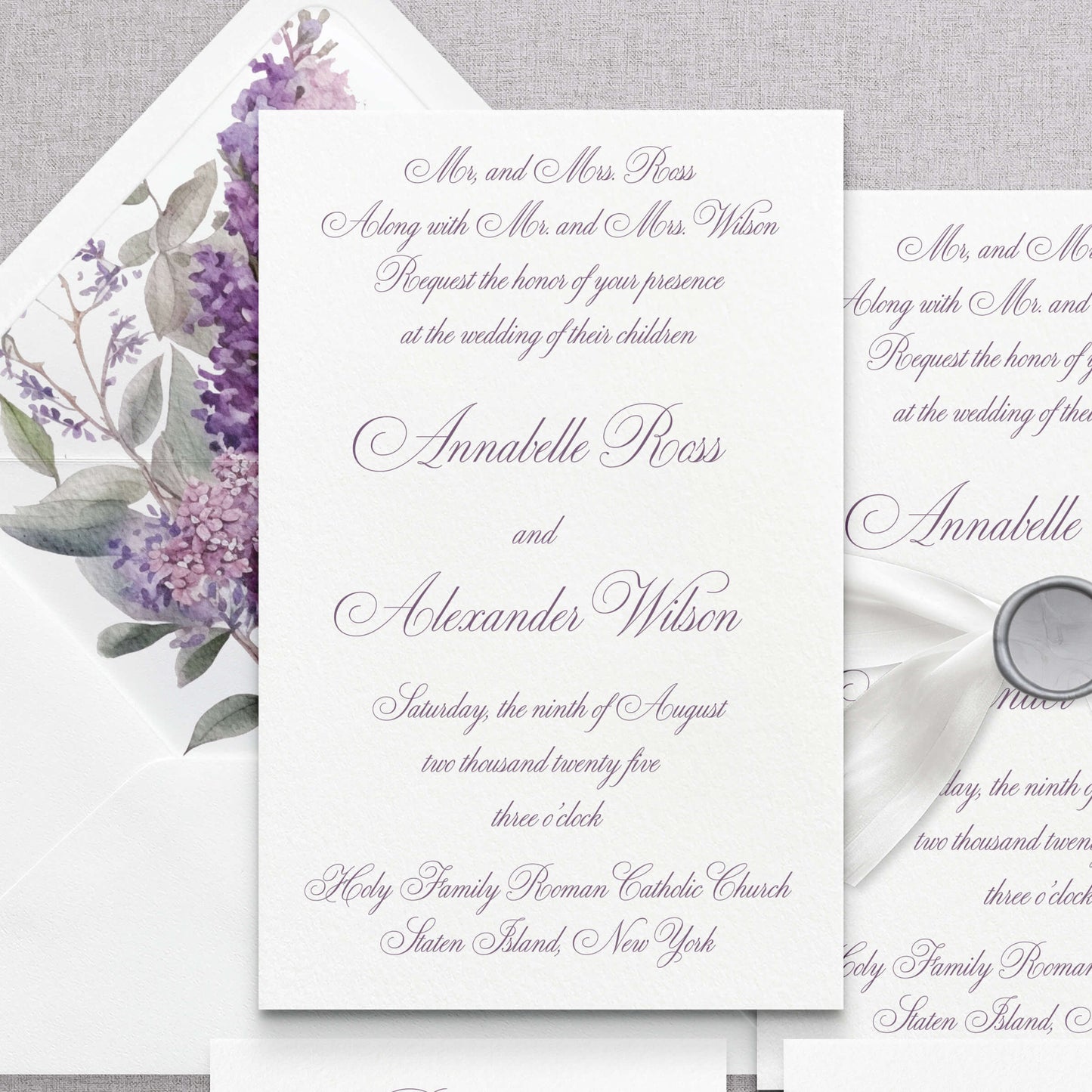 Elizabeth Wedding Invitation