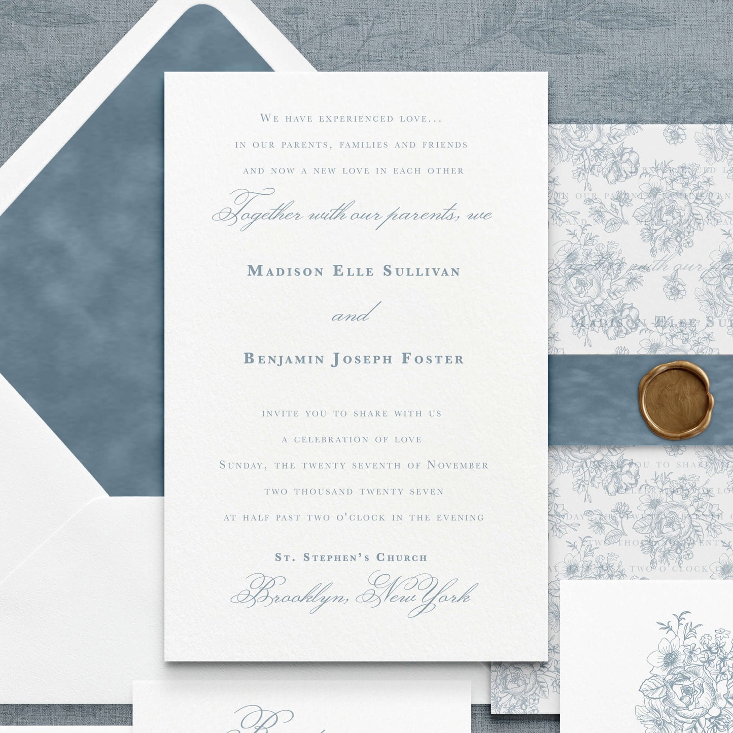 Rosalia II Wedding Invitation