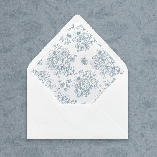 Rosalia Printed Envelope Liners