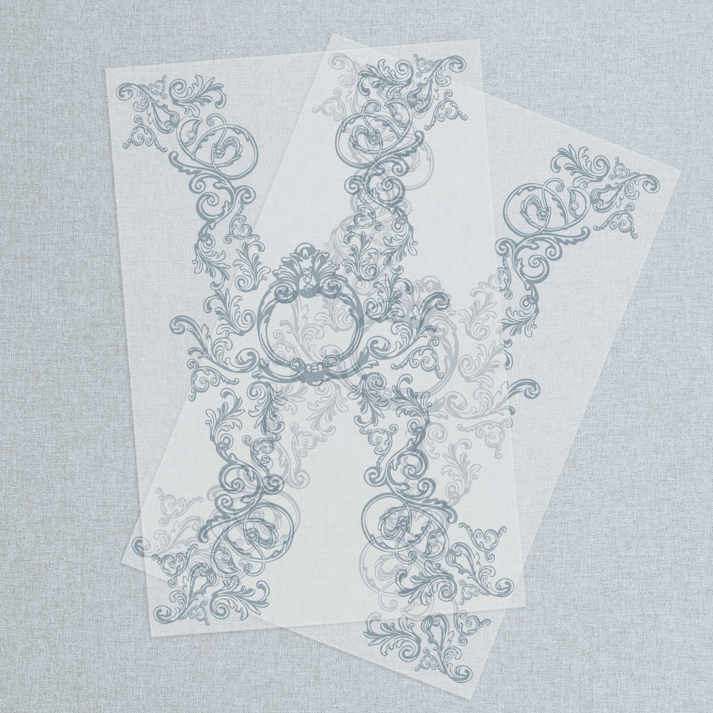 Printed Vellum Overlay