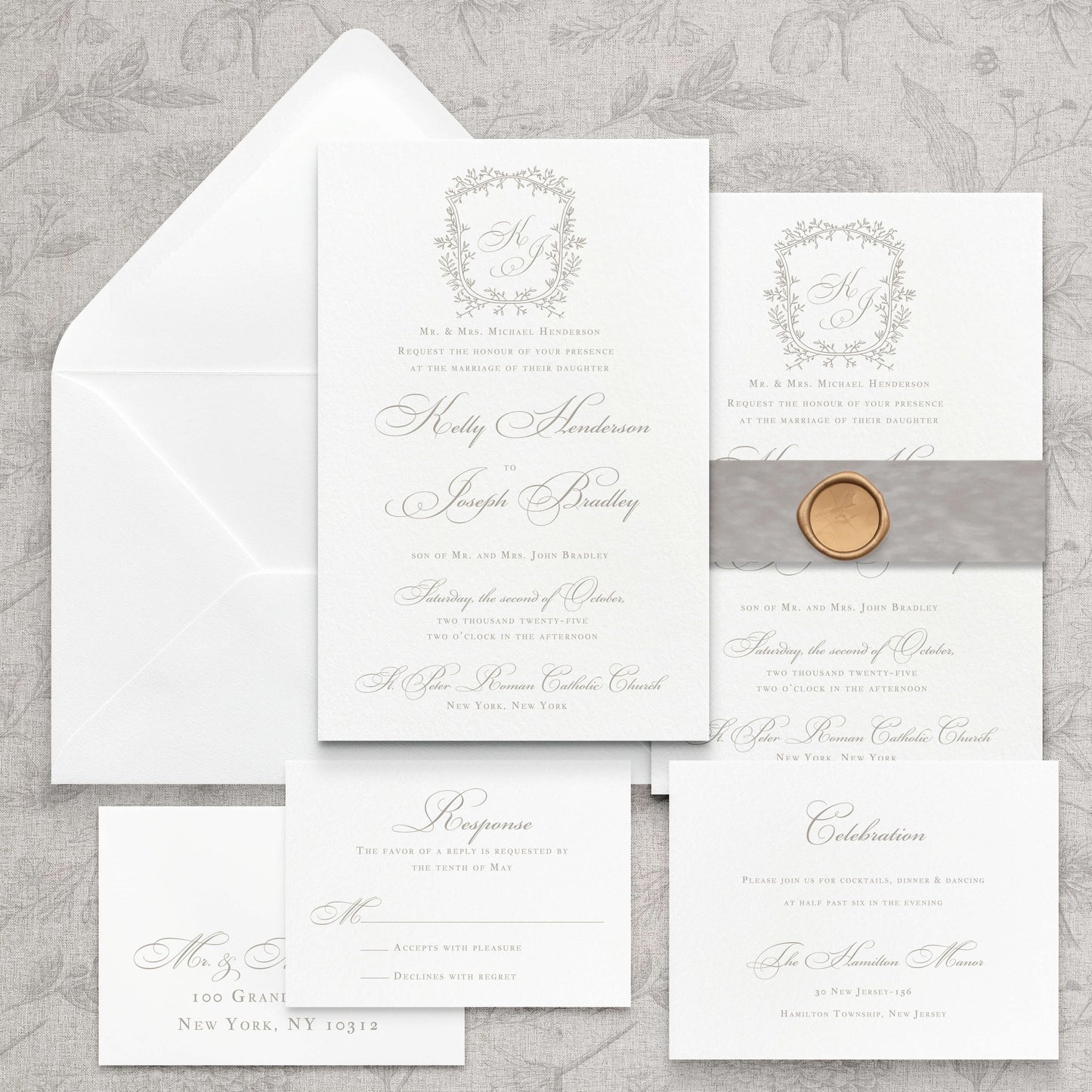 Milania Wedding Invitation