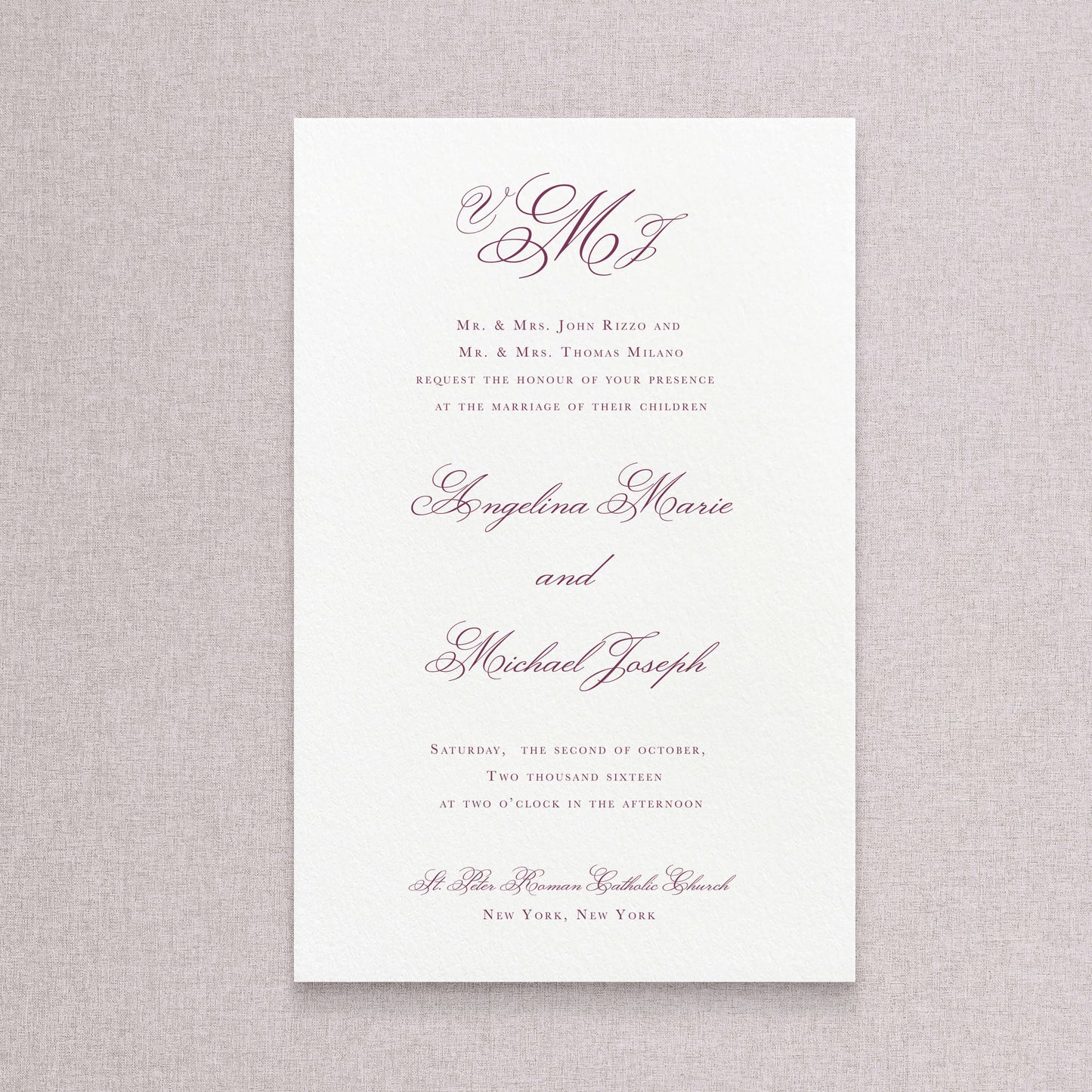 Noella Wedding Invitation