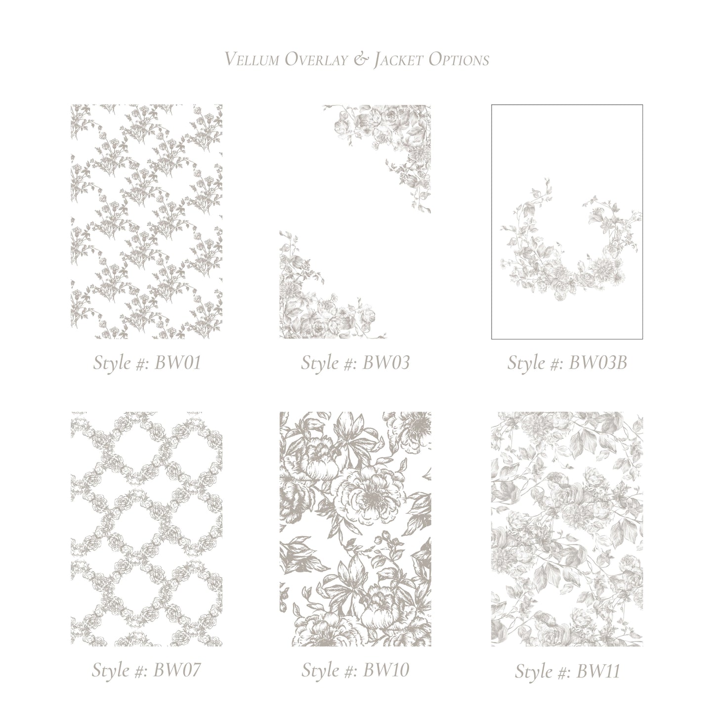 Printed Vellum Overlay