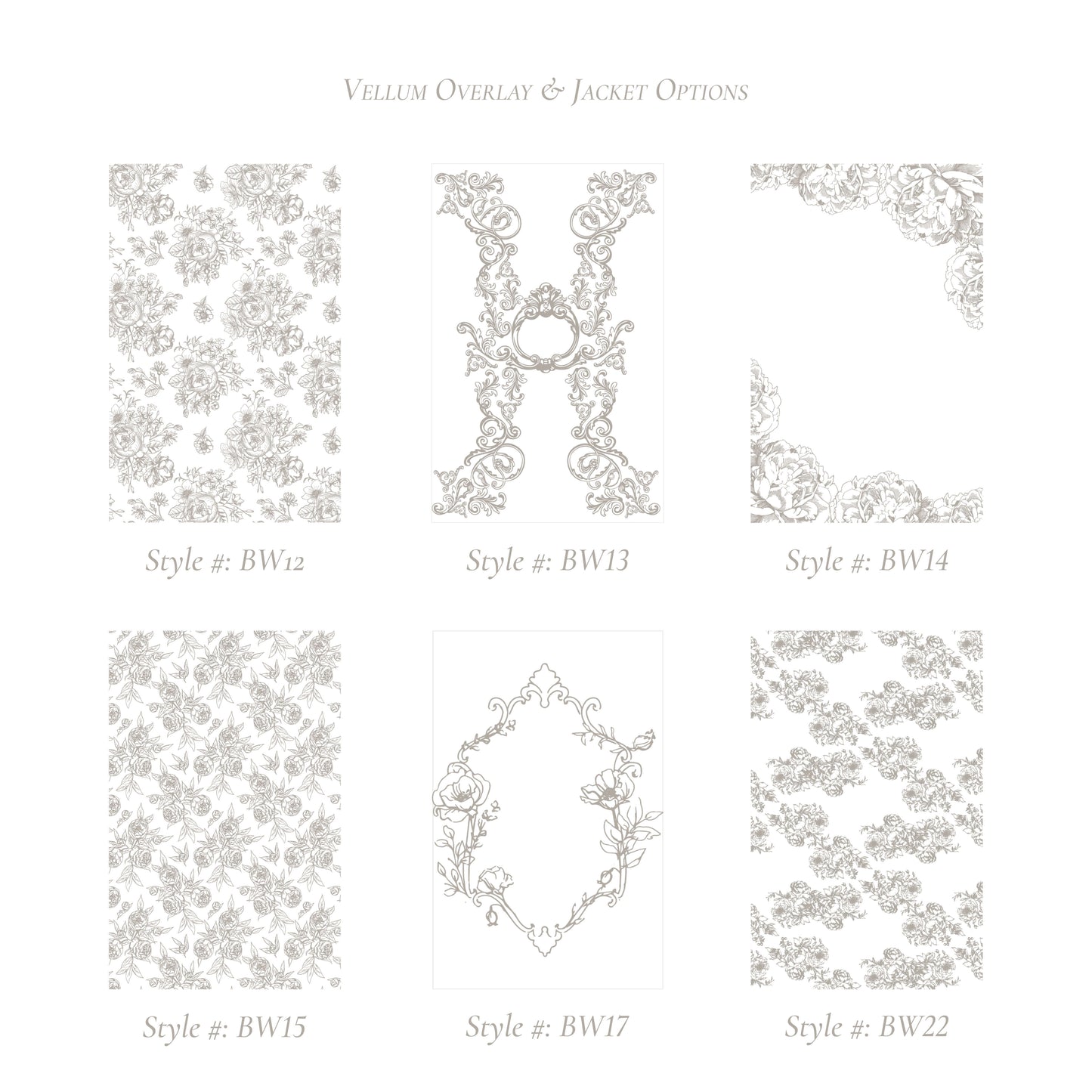 Printed Vellum Overlay