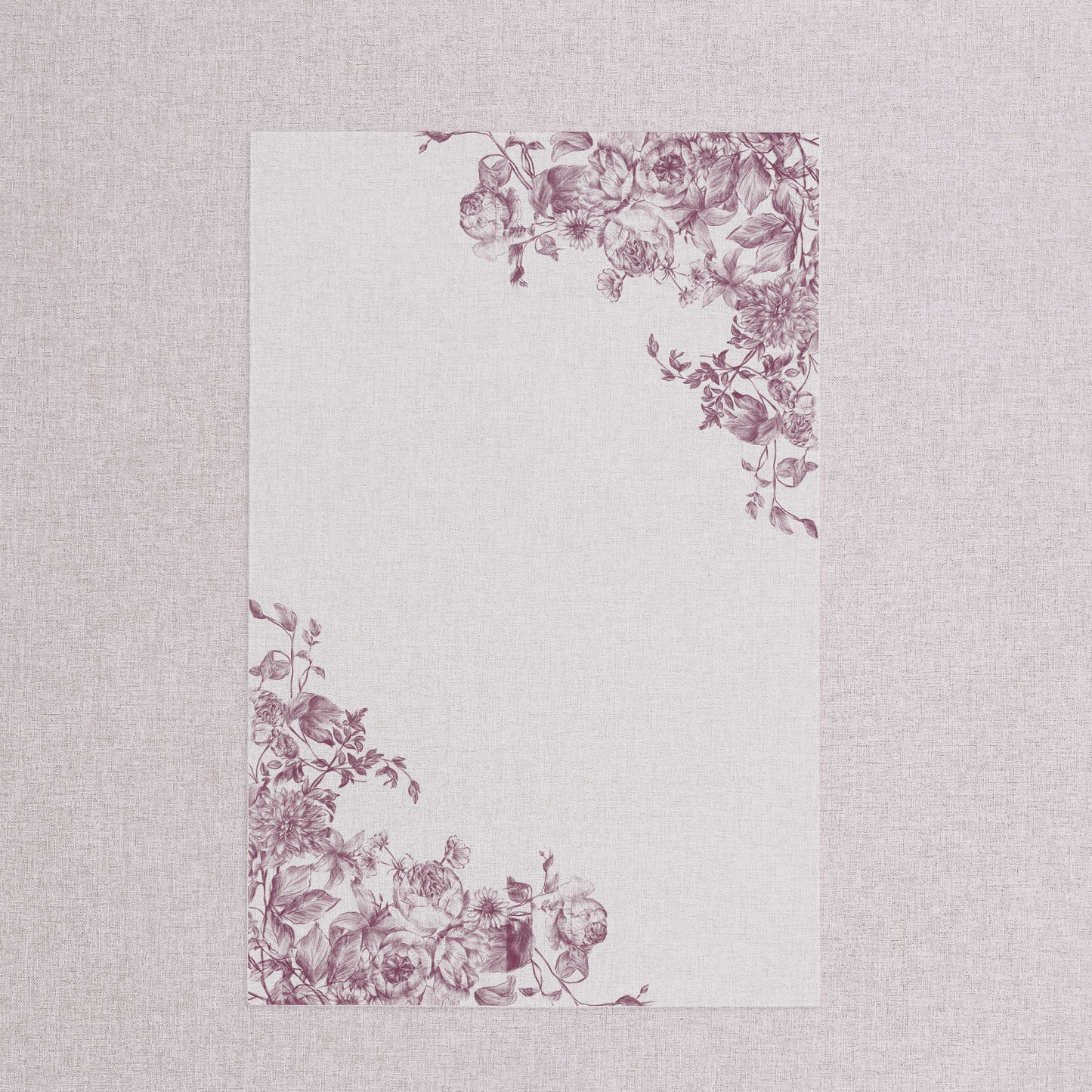 Printed Vellum Overlay