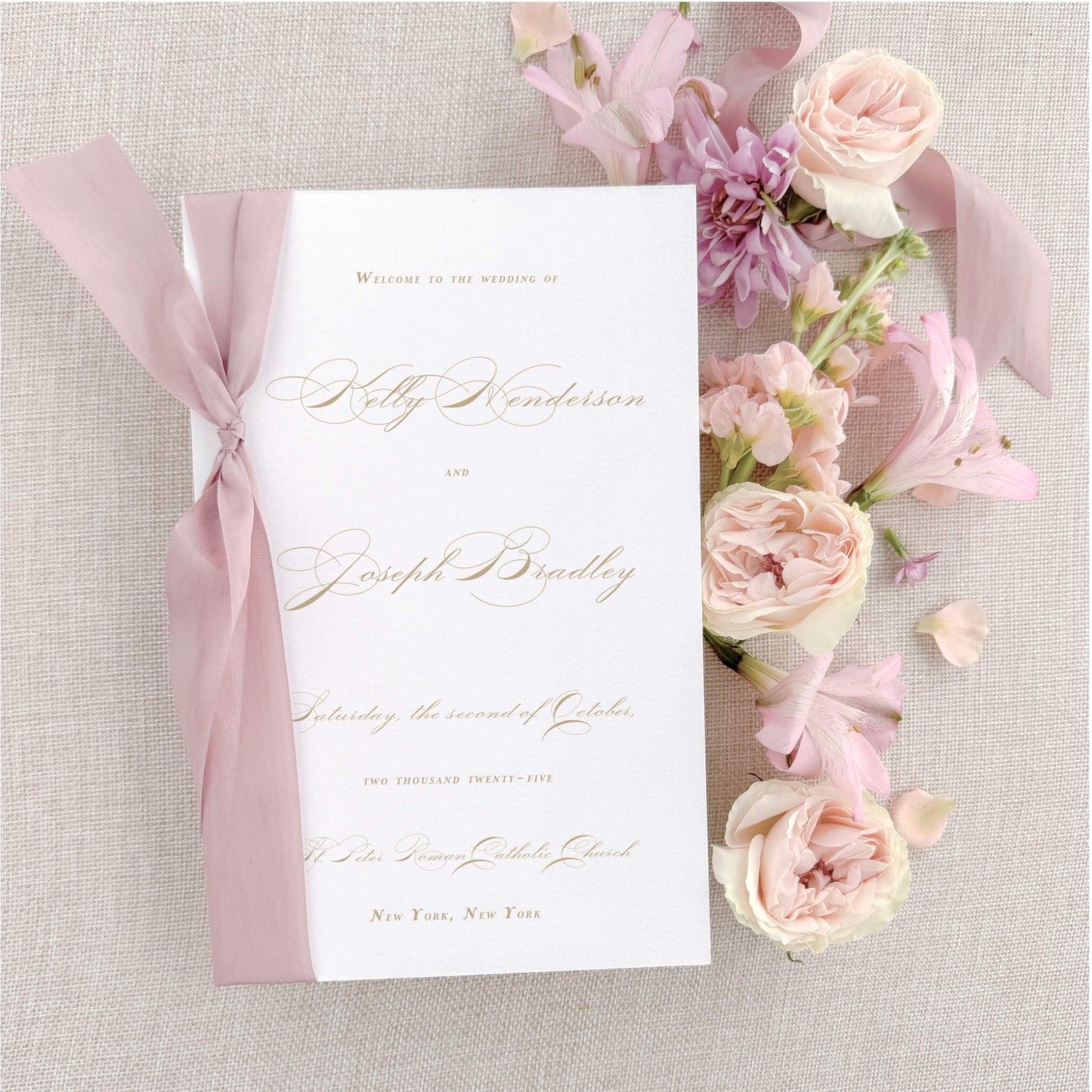 Celine Wedding Programs