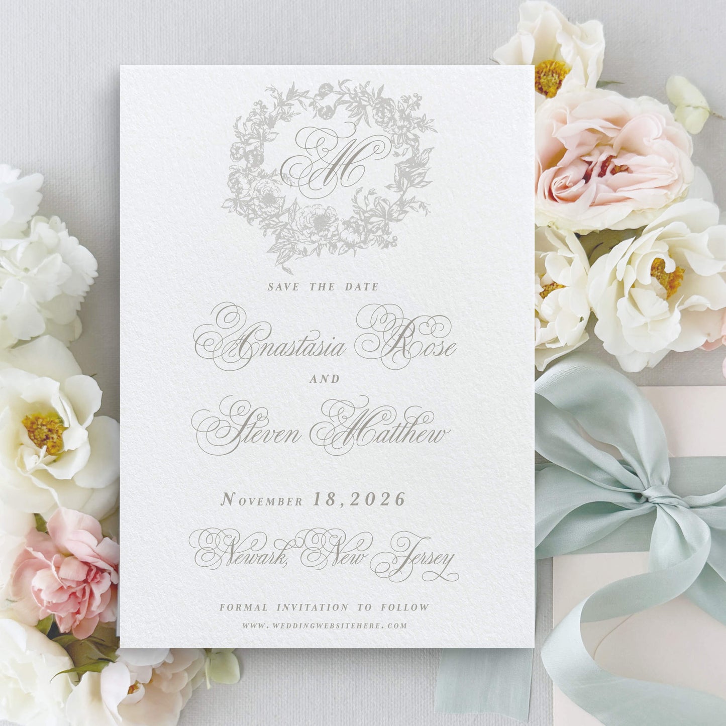 Garden Wedding Save The Date-Fleur