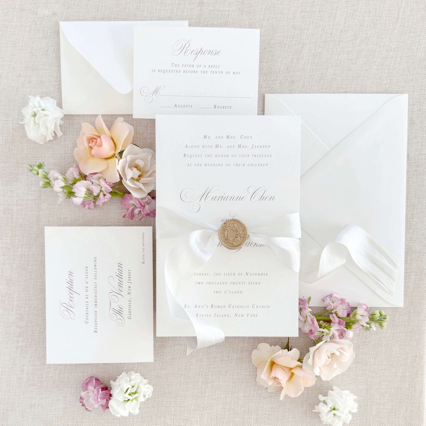 Elizabeth II Wedding Invitation