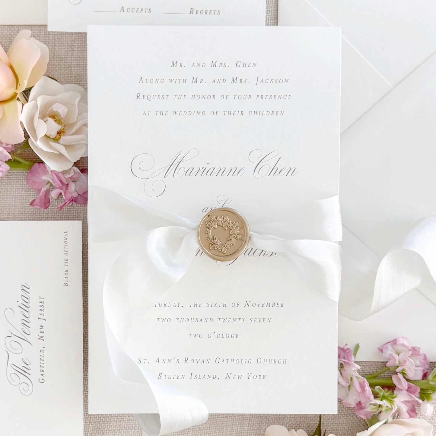 Elizabeth II Wedding Invitation