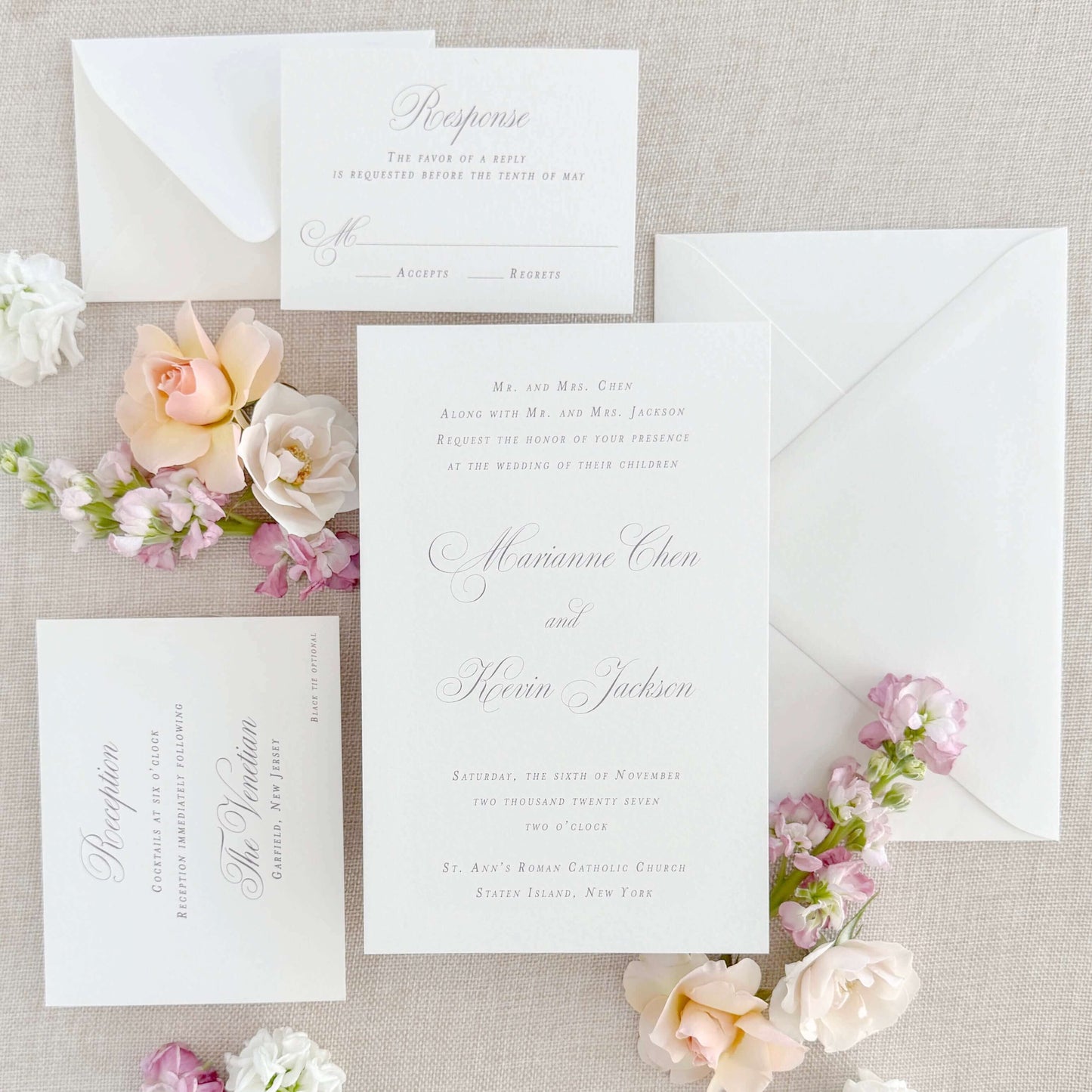 Elizabeth II Wedding Invitation