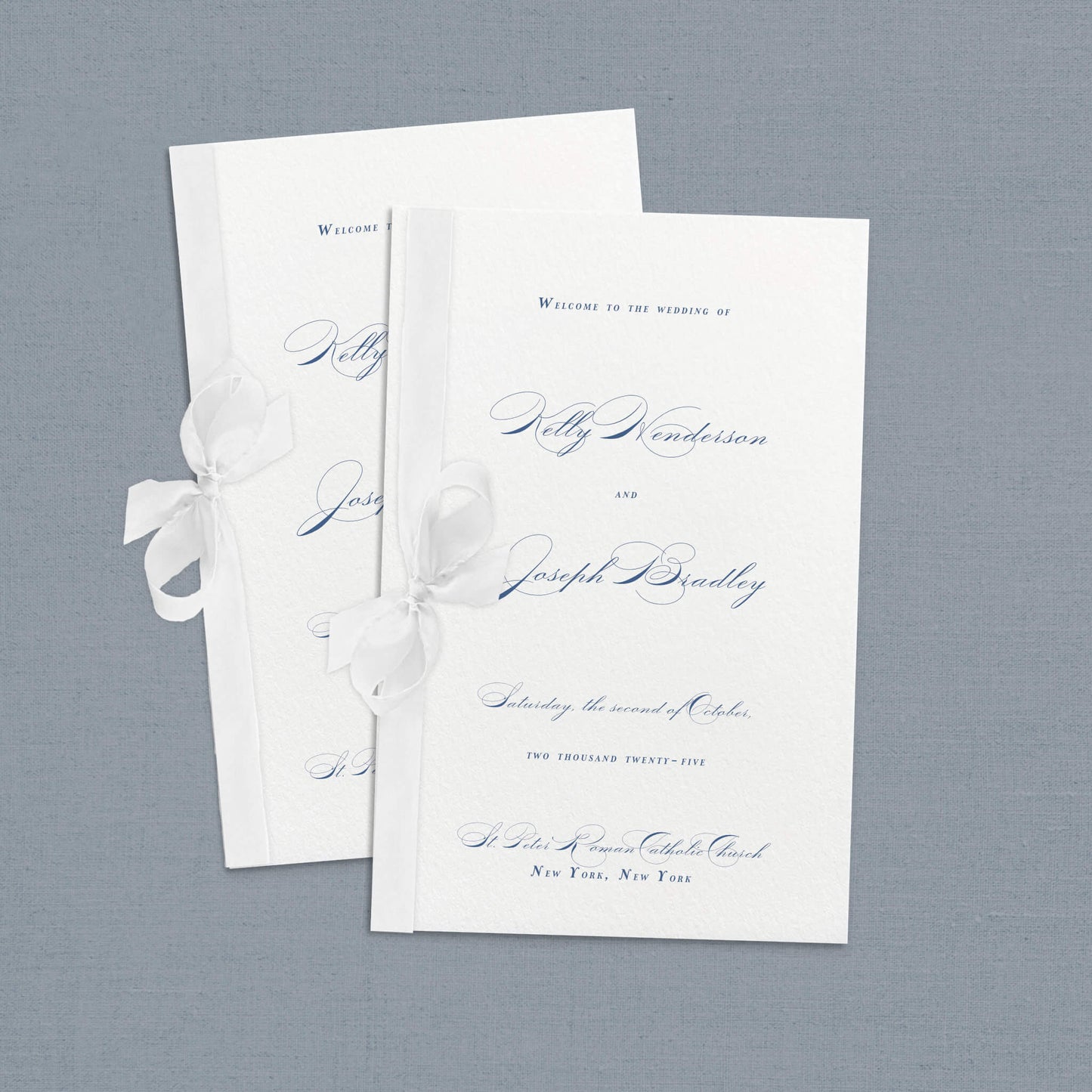 Margaux II Wedding Programs