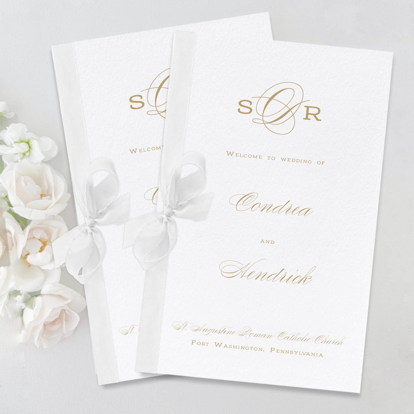Serena Wedding Programs