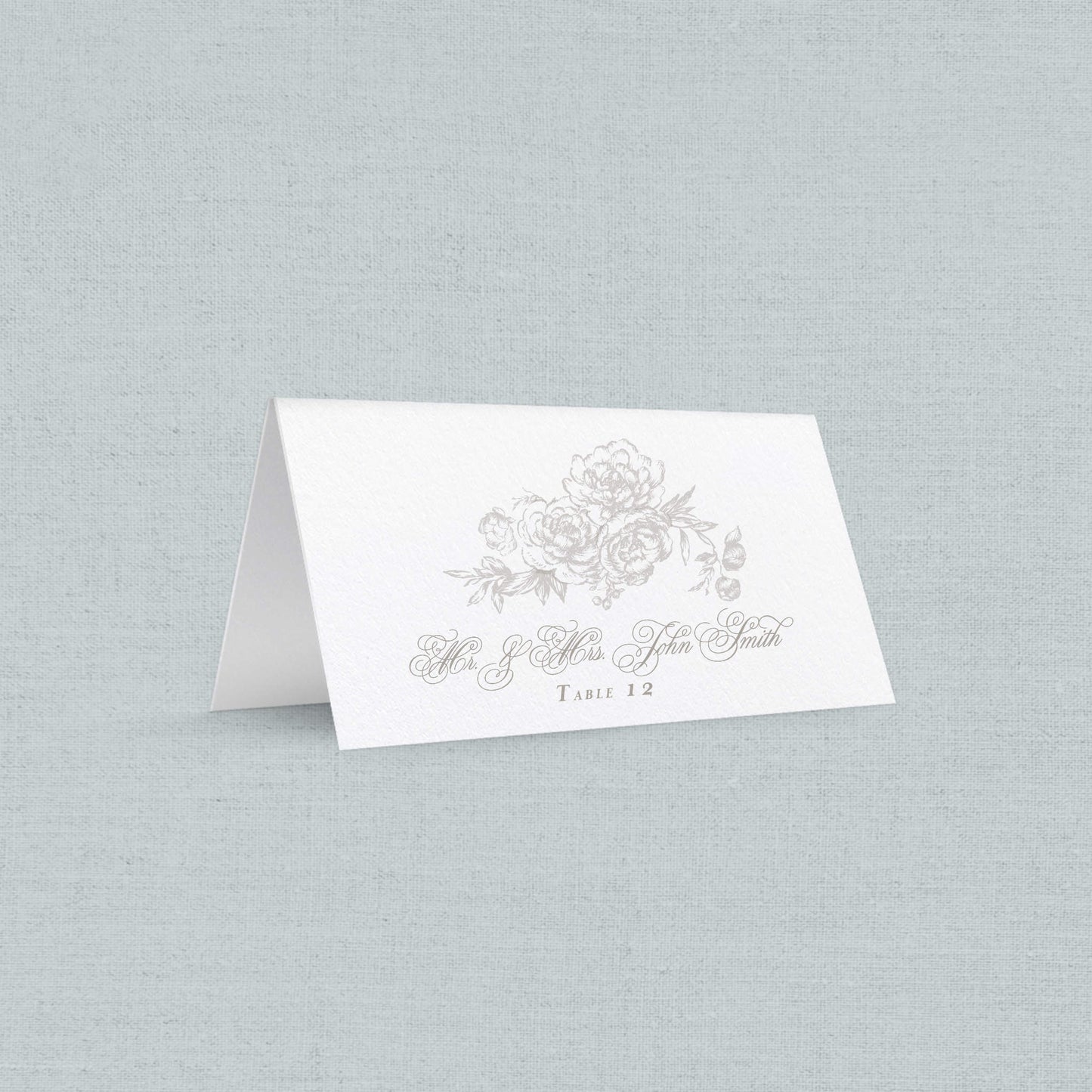 Elegant Wedding Place Cards/ Escort Cards-Fleur