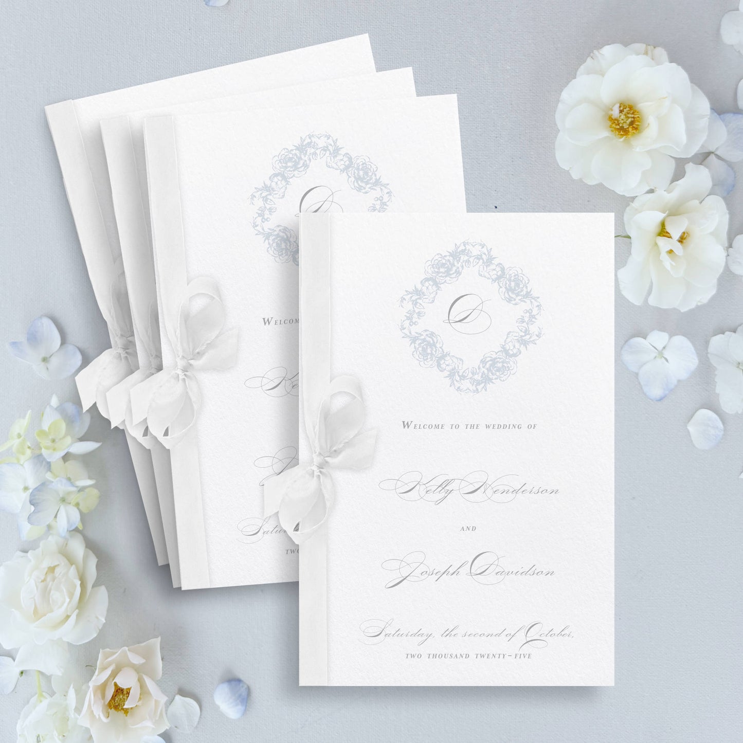 Traditional Wedding Programs- Margaux