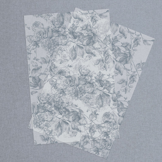 Printed Vellum Overlay