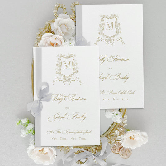 Classic Wedding Programs- Sofia