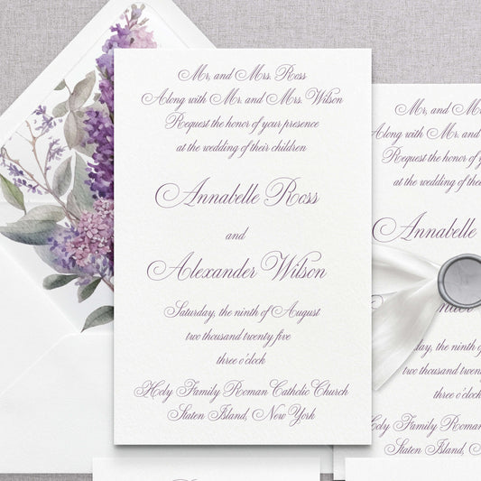 Elizabeth Wedding Invitation
