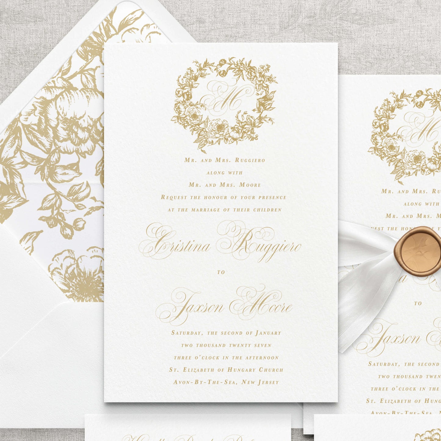 Fleur Wedding Invitation