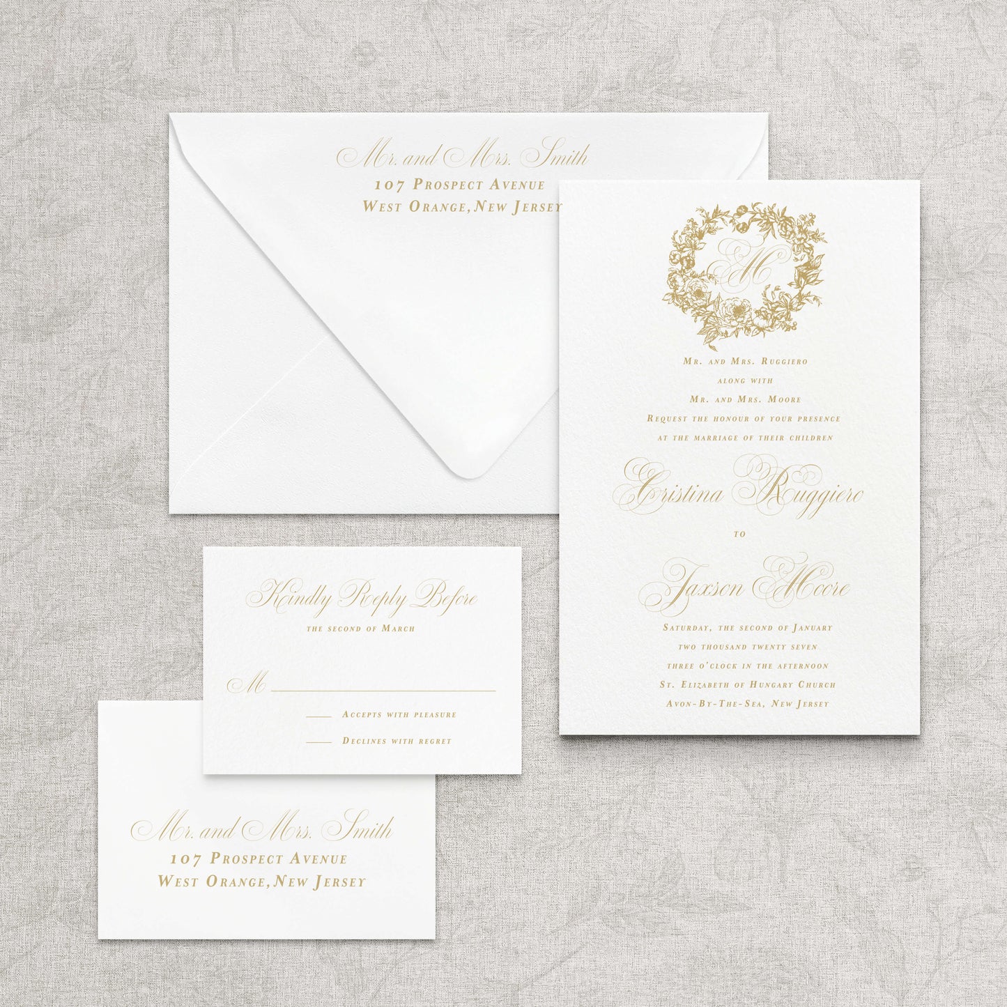 Fleur Wedding Invitation