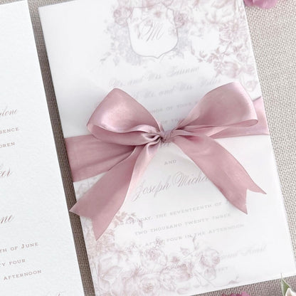 Dahlia Wedding Invitation