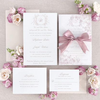 Dahlia Wedding Invitation