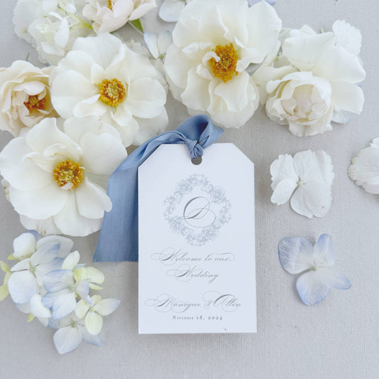 Wedding Favor Tag, Welcome Box Tag, Thank you Tag- Margaux